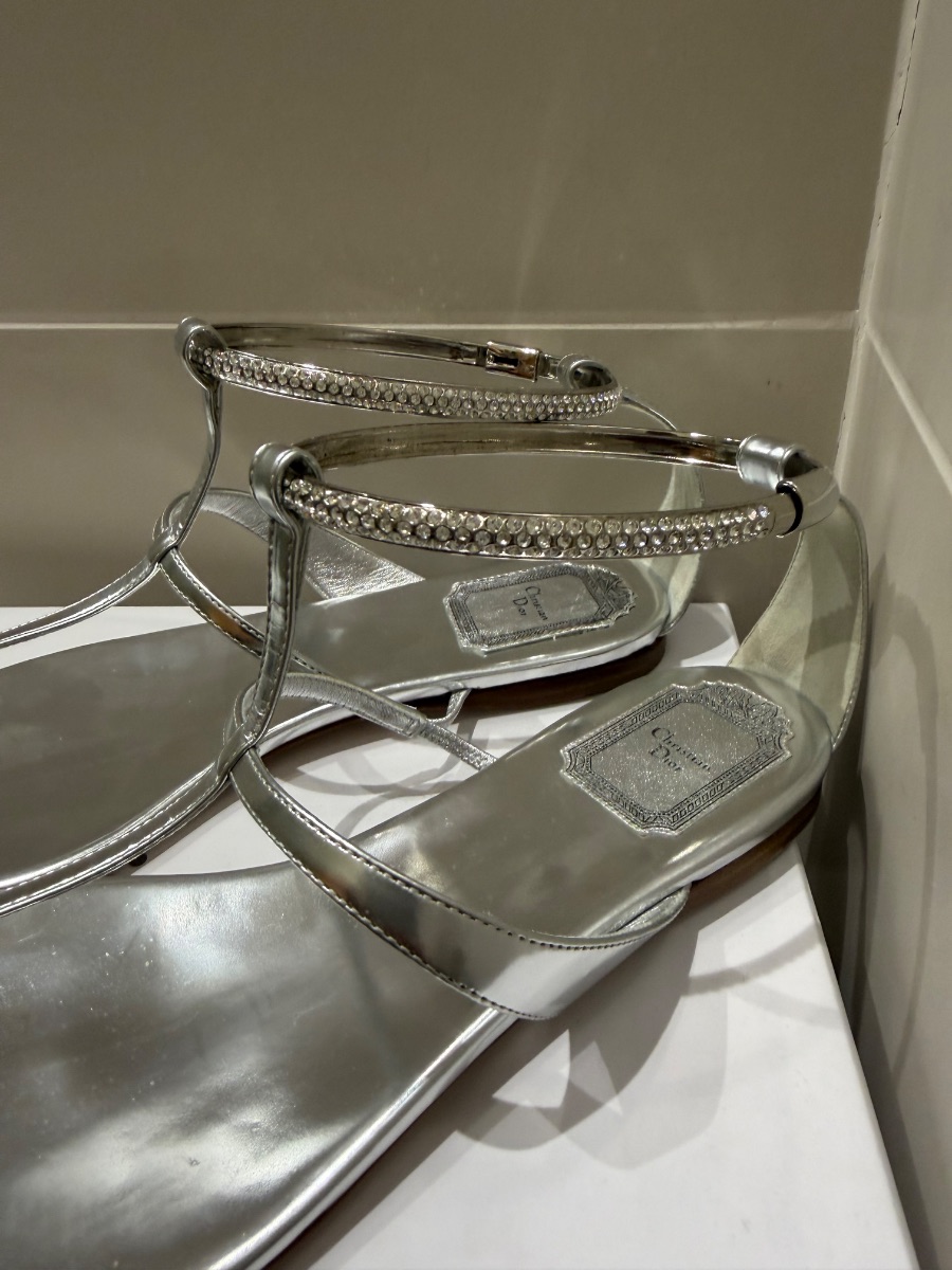Christian Dior New silver sandals photo 2