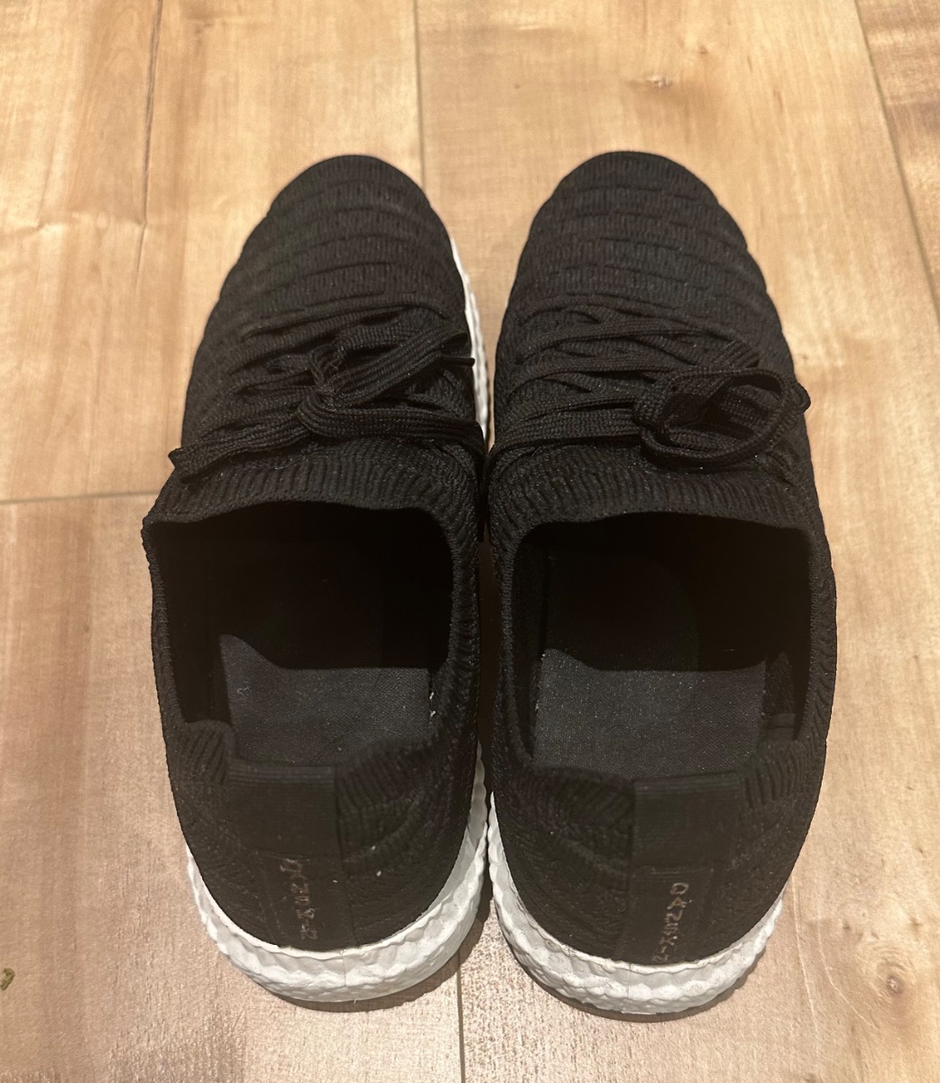 Danskin women’s black knit sneakers photo 2