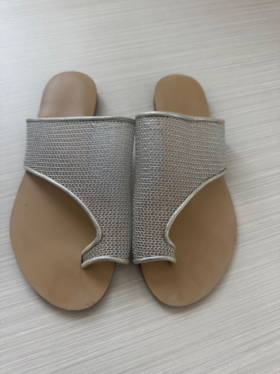 Rk Silver mesh sandals