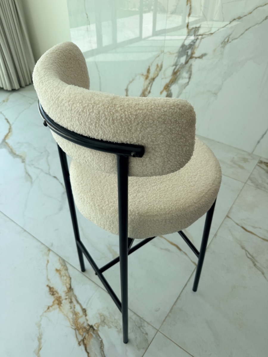 Bar Stool Boucle photo 2