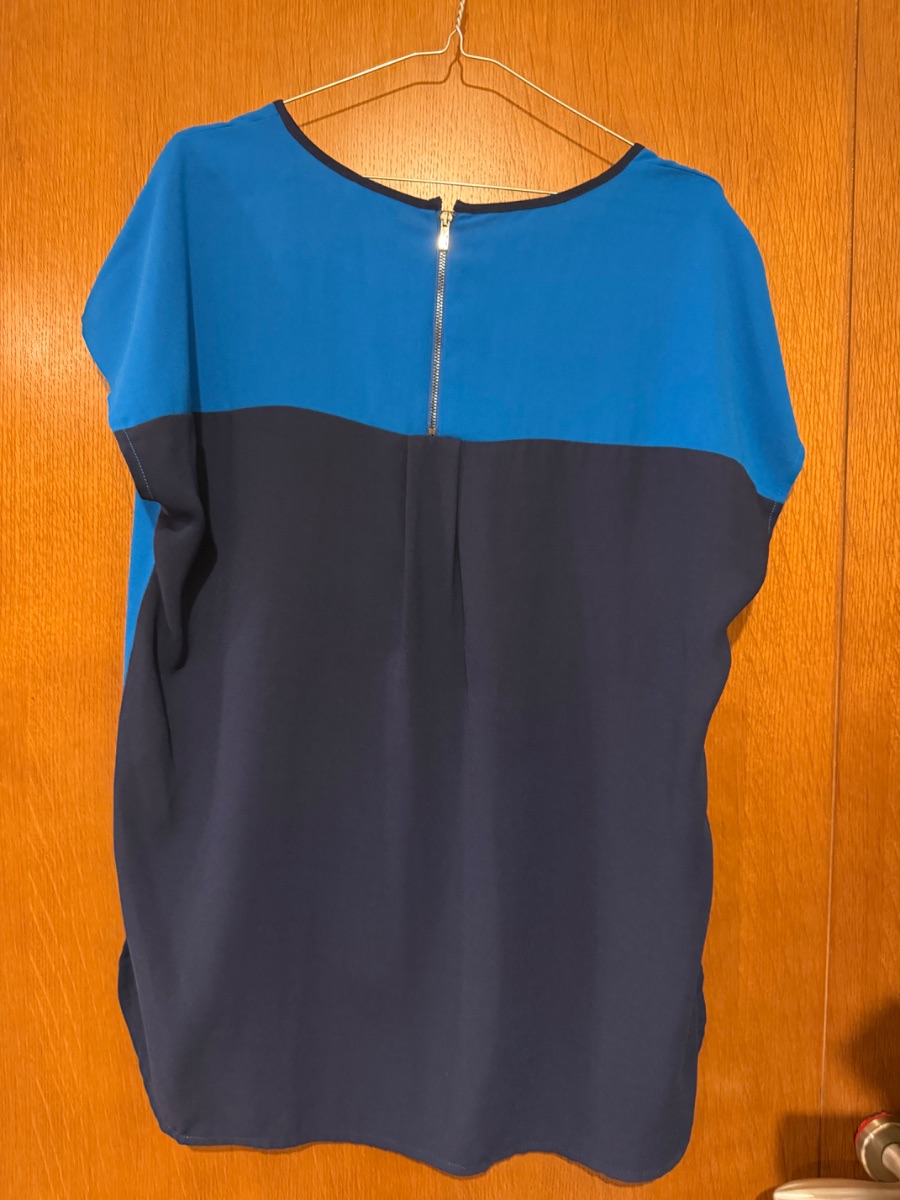 Calvin Klein Blue and Navy Top photo 3