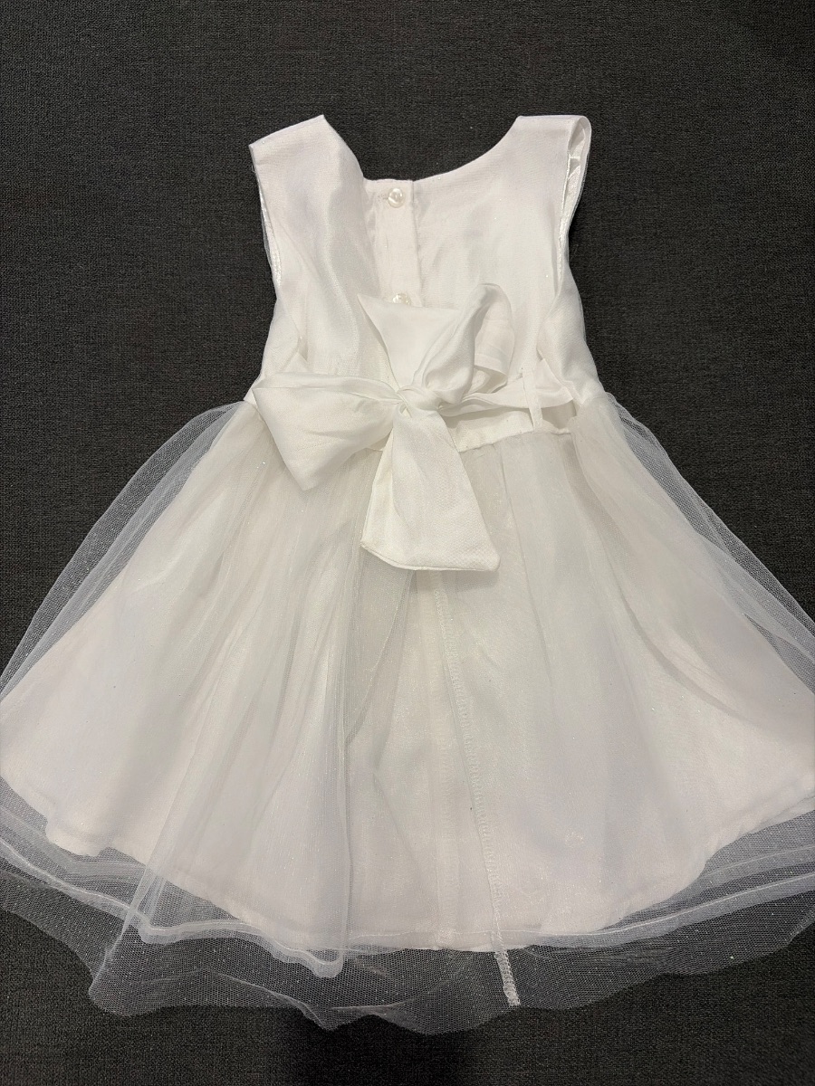 White Sparkly Occasion Dress photo 2