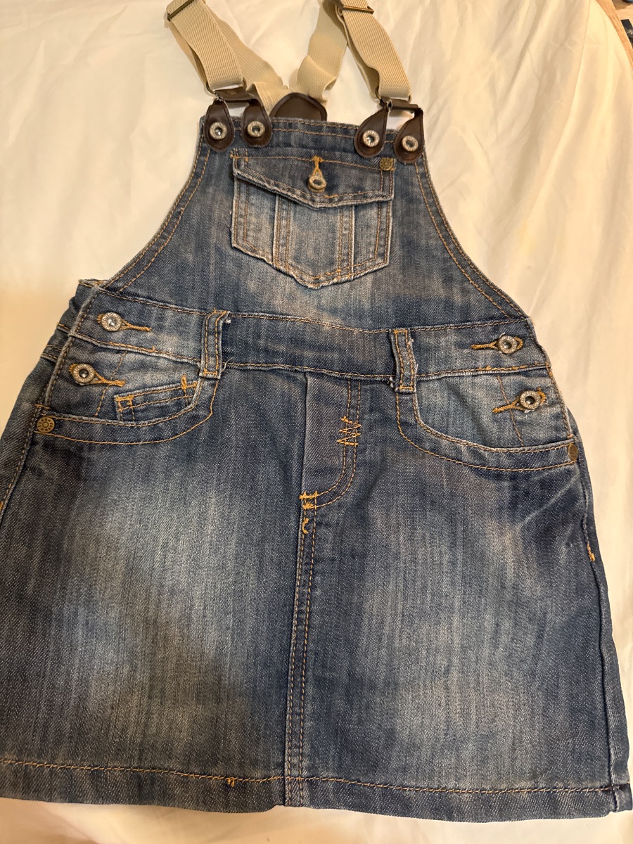 Skirt jumpsuit in denim photo 3
