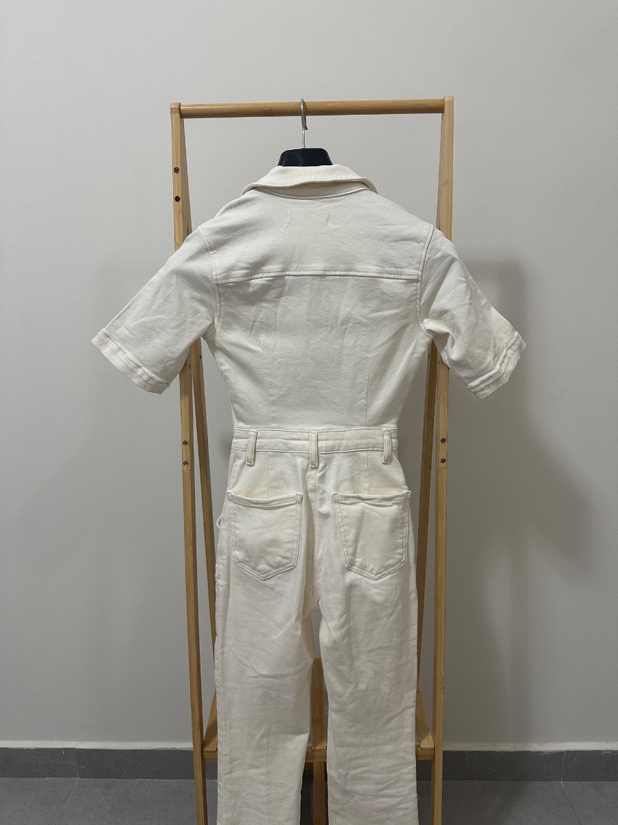 Mango denim jumpsuit photo 3