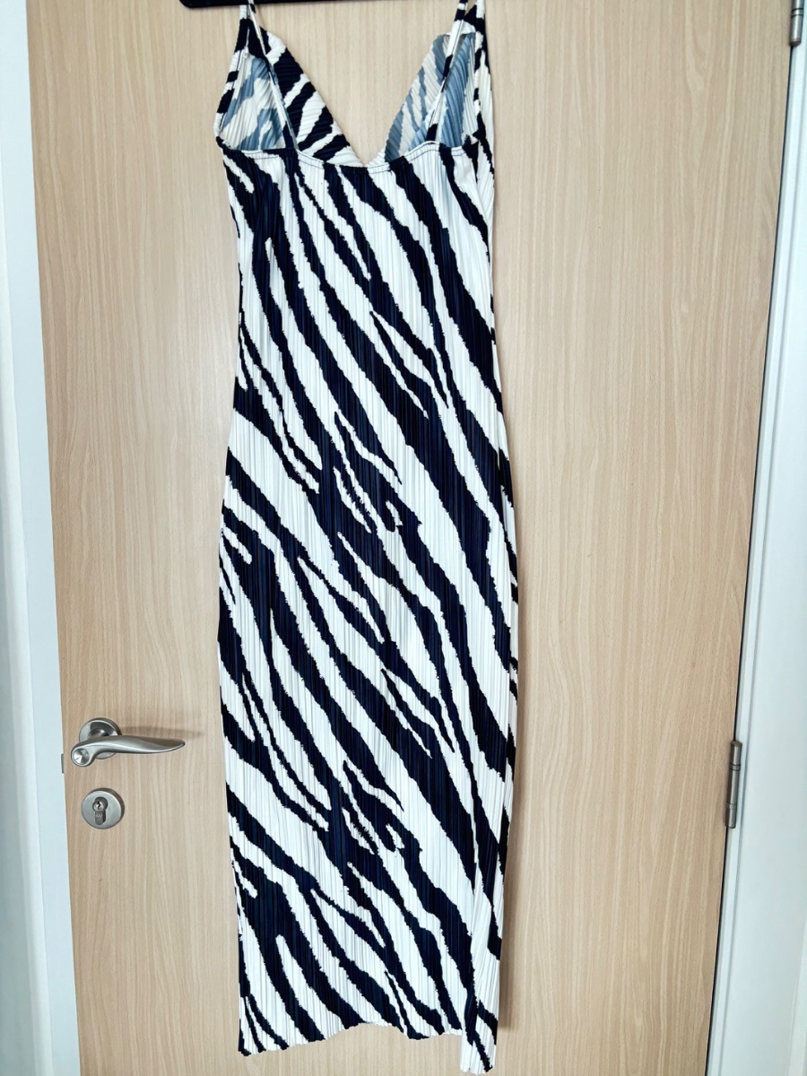 Zebra print PLT midi dress photo 2