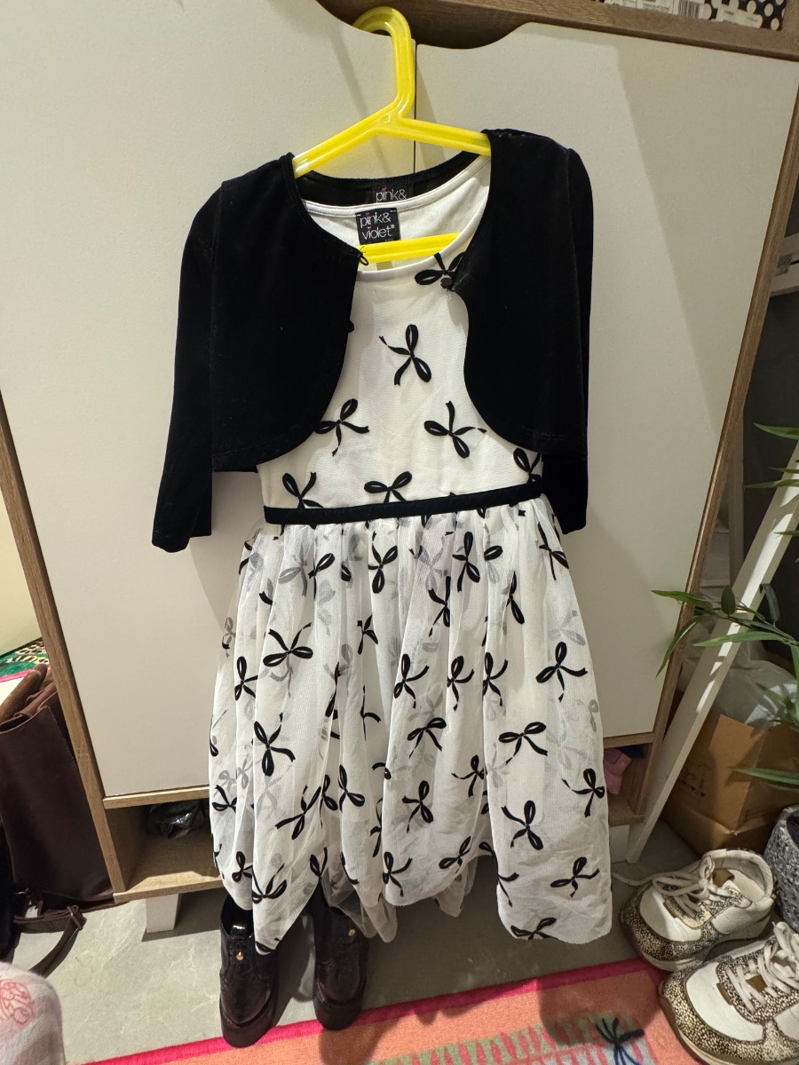Pink & Violet Girls Dress
