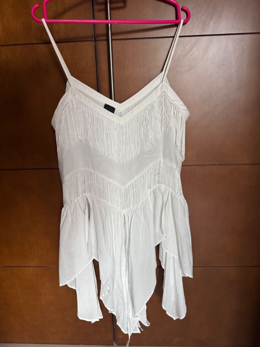 PINKO fringed top photo 3