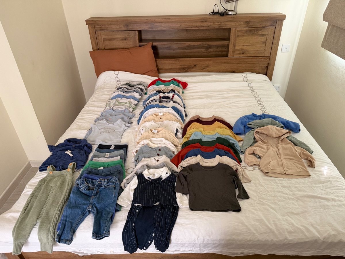 Newborn - 6 month baby boy clothing bundle
