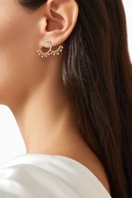 Kismet By Milka Eye Eternal Single Earring in 18kt Gold photo 2