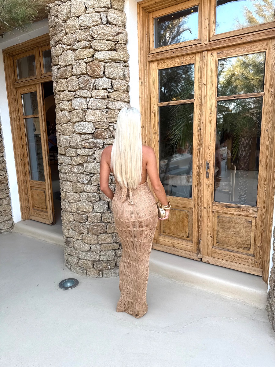 MURCI GOLD DRESS SIZE 8 photo 2