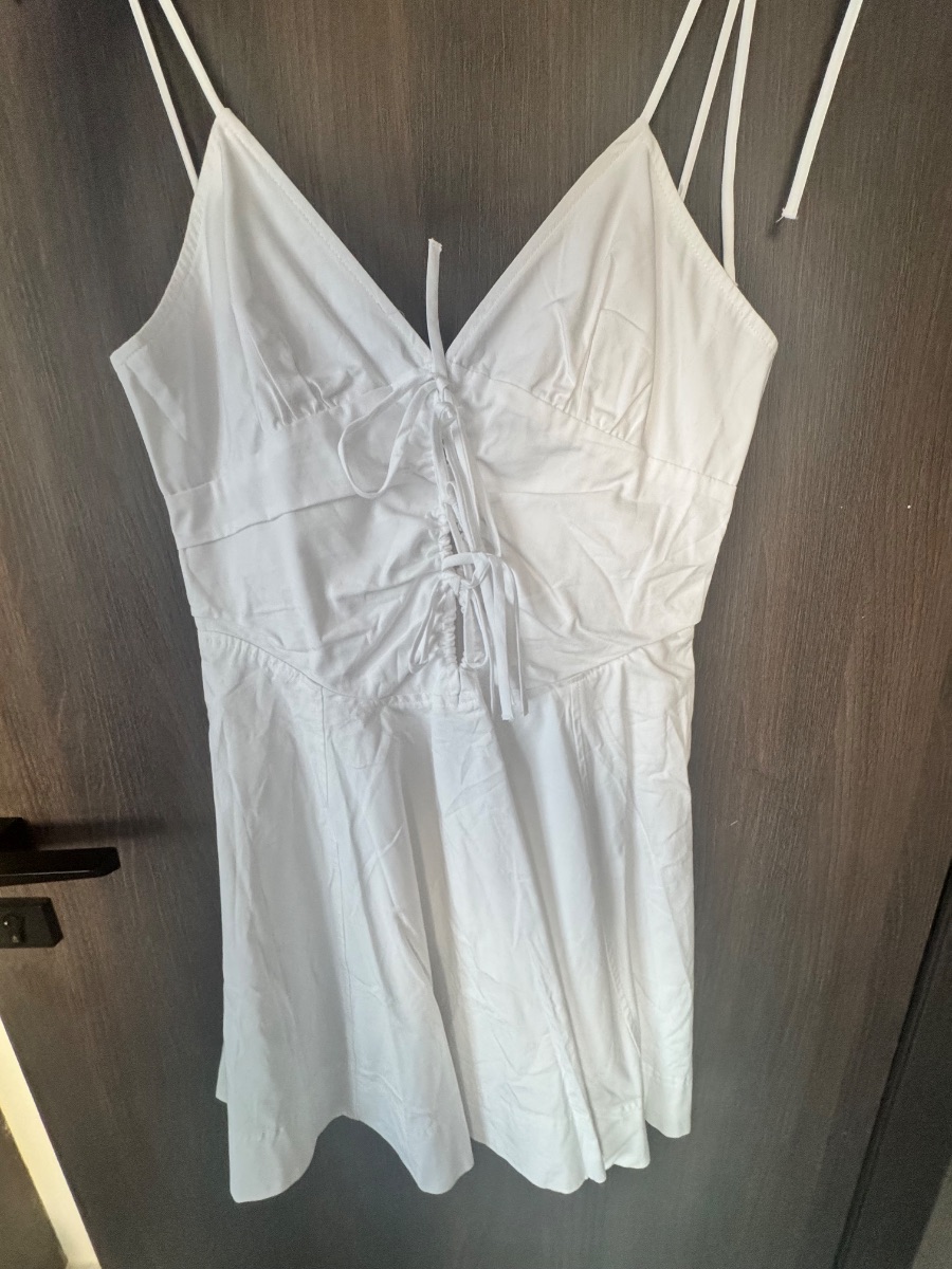 Zara White Mini dress Brand New photo 3