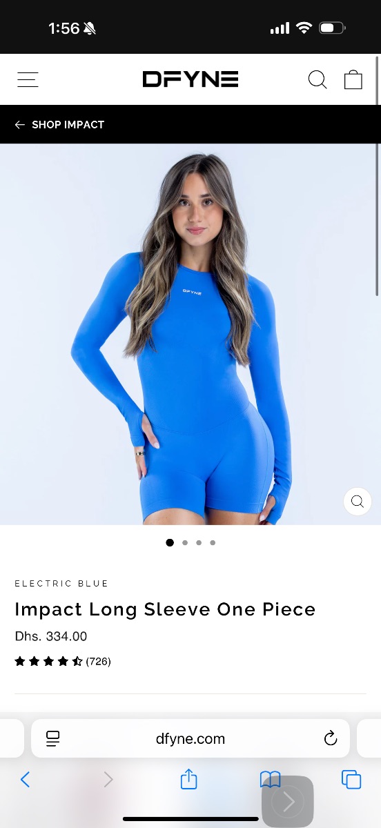 Dfyne one piece blue