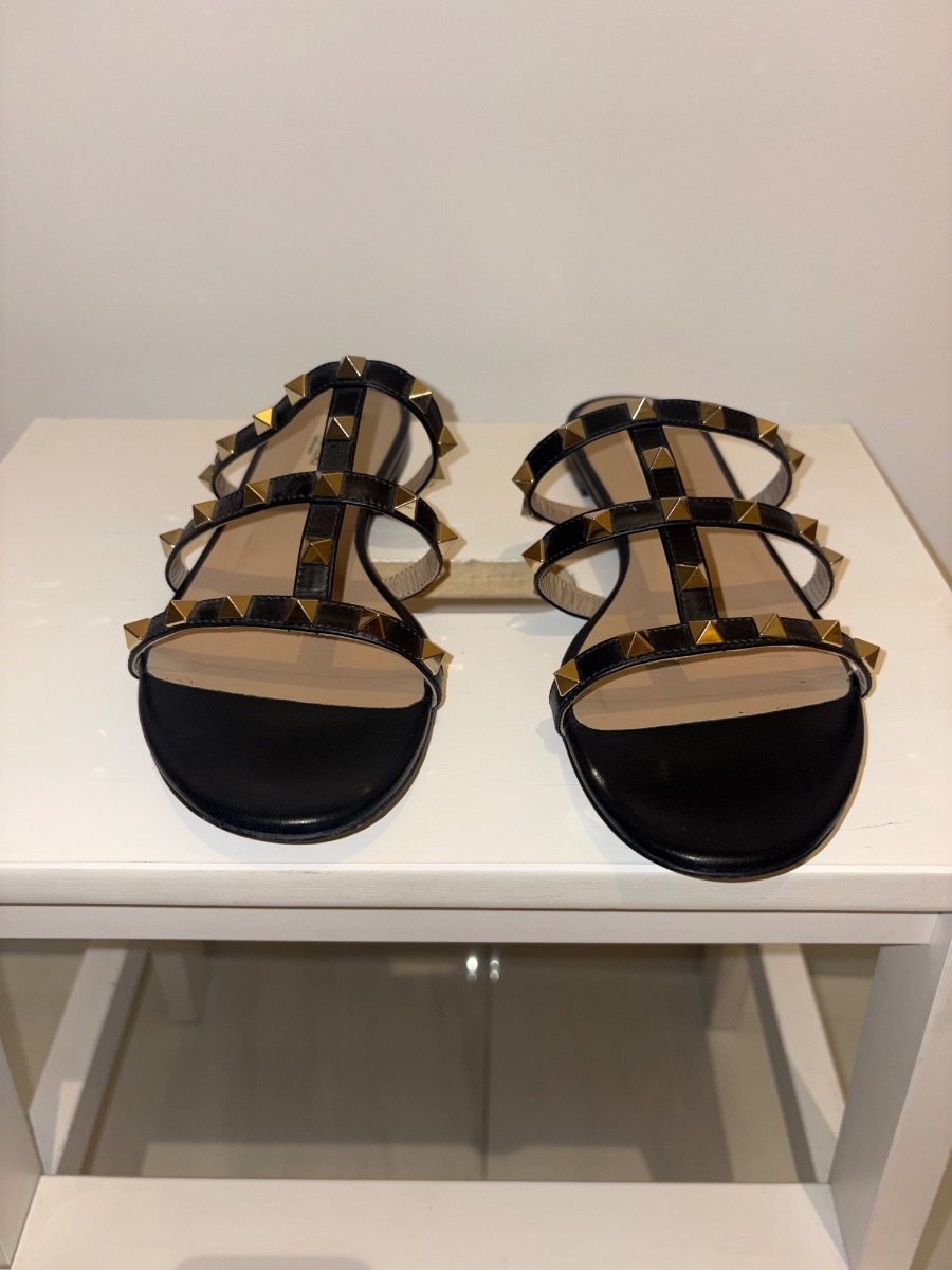 Valentino rockstud sandals photo 2