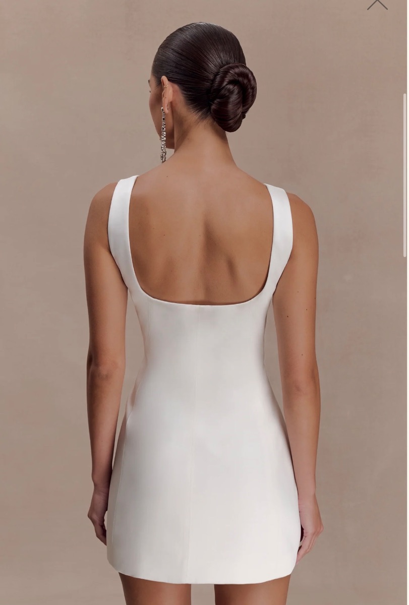 Meshki Beth Satin Mini Dress photo 3