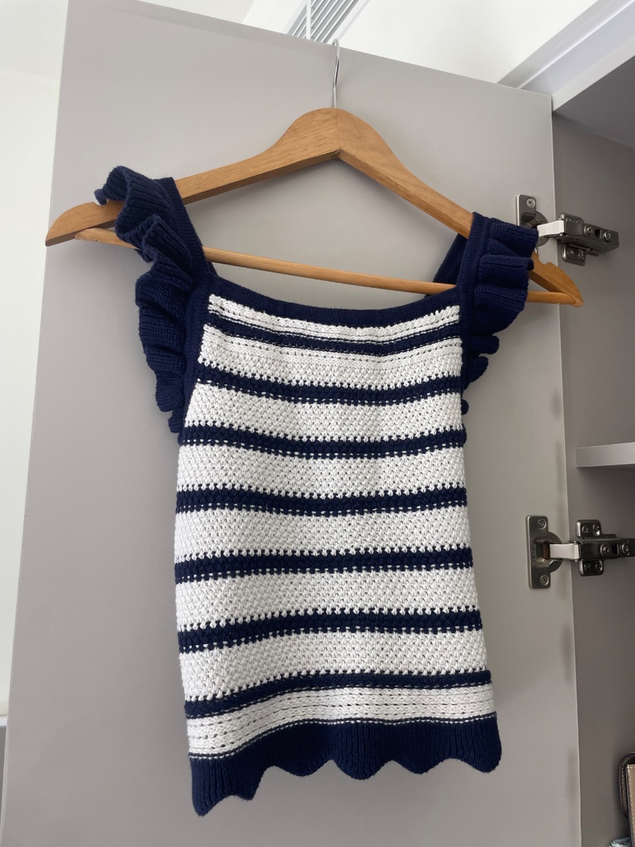 Botique Crochet vest top
