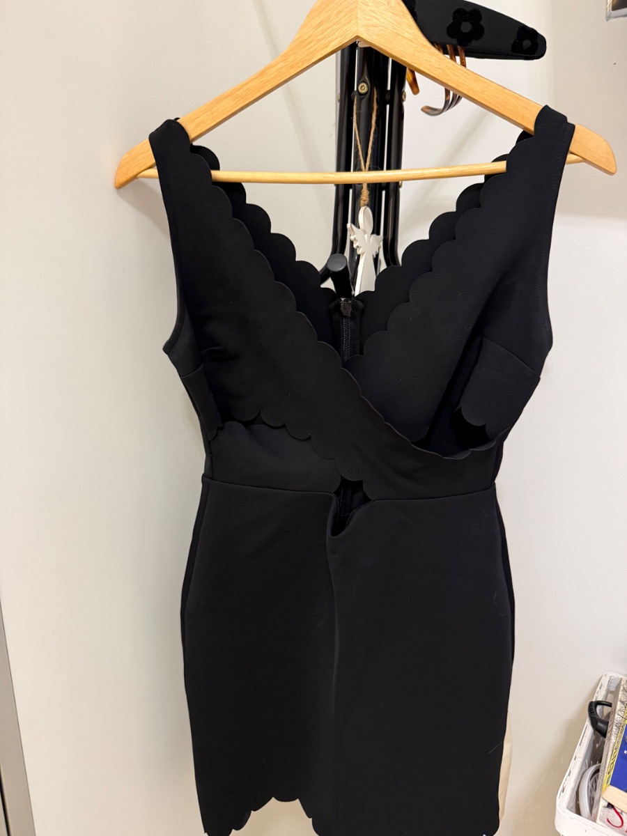 Topshop scalloped dress