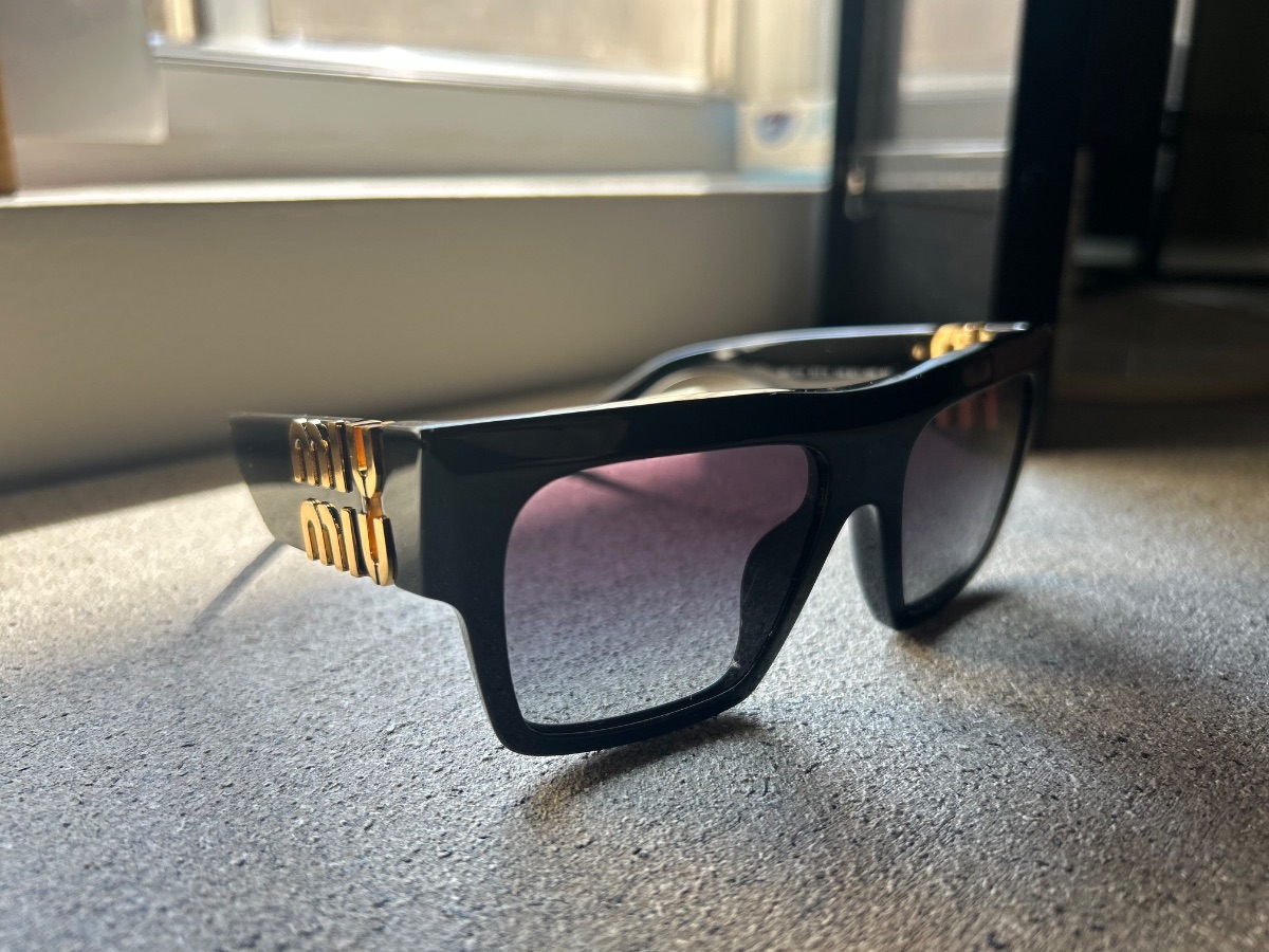 NEW: Miu Miu black 10WS sunglasses photo 2