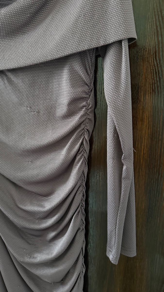 Meem Label Nila Ruched Off-shoulder Dress photo 3