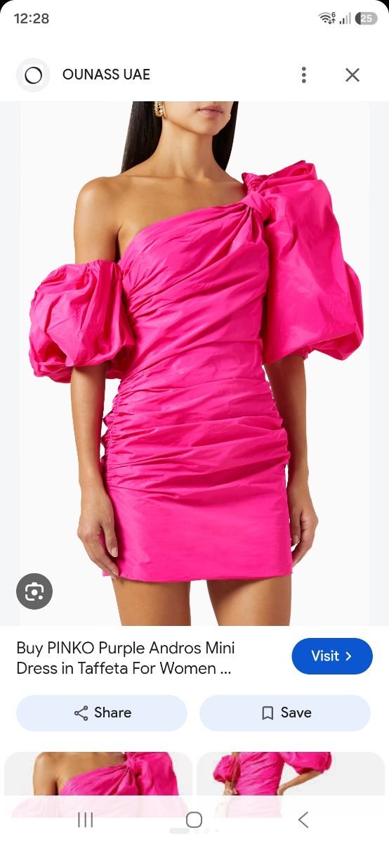 Pinko -Andros mini dress in taffeta