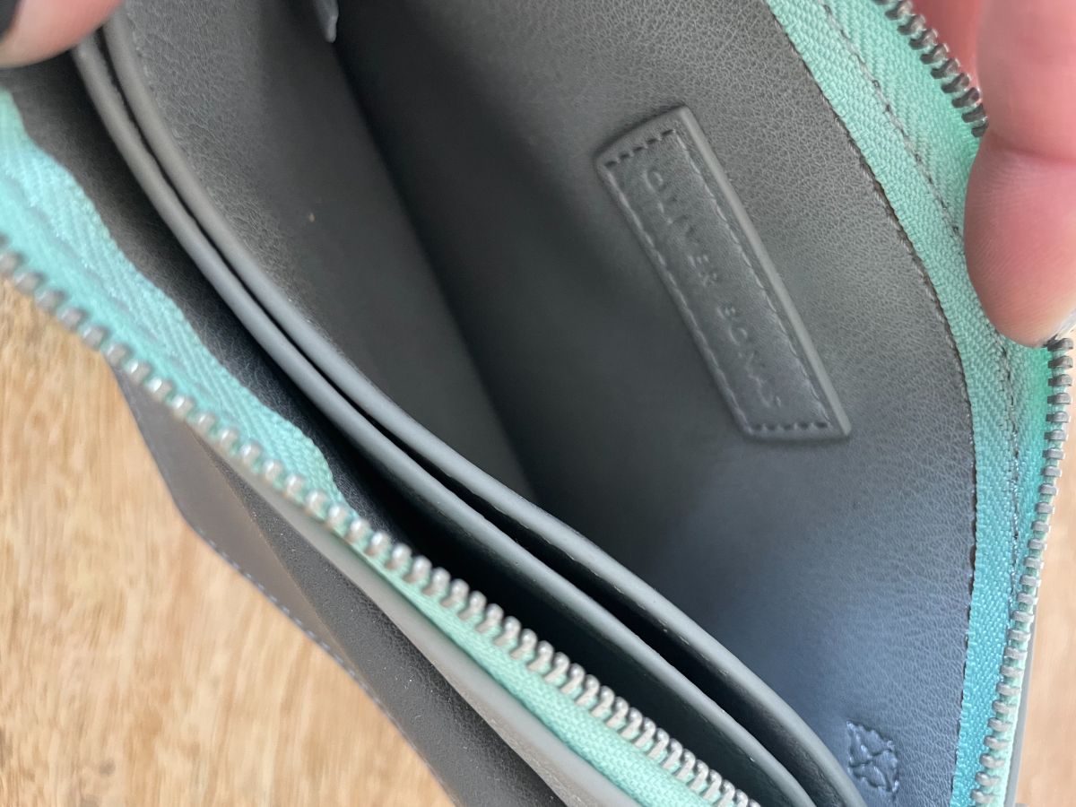 Oliver Bonus Grey & Green Oliver Bonas Small Shoulder Bag photo 2