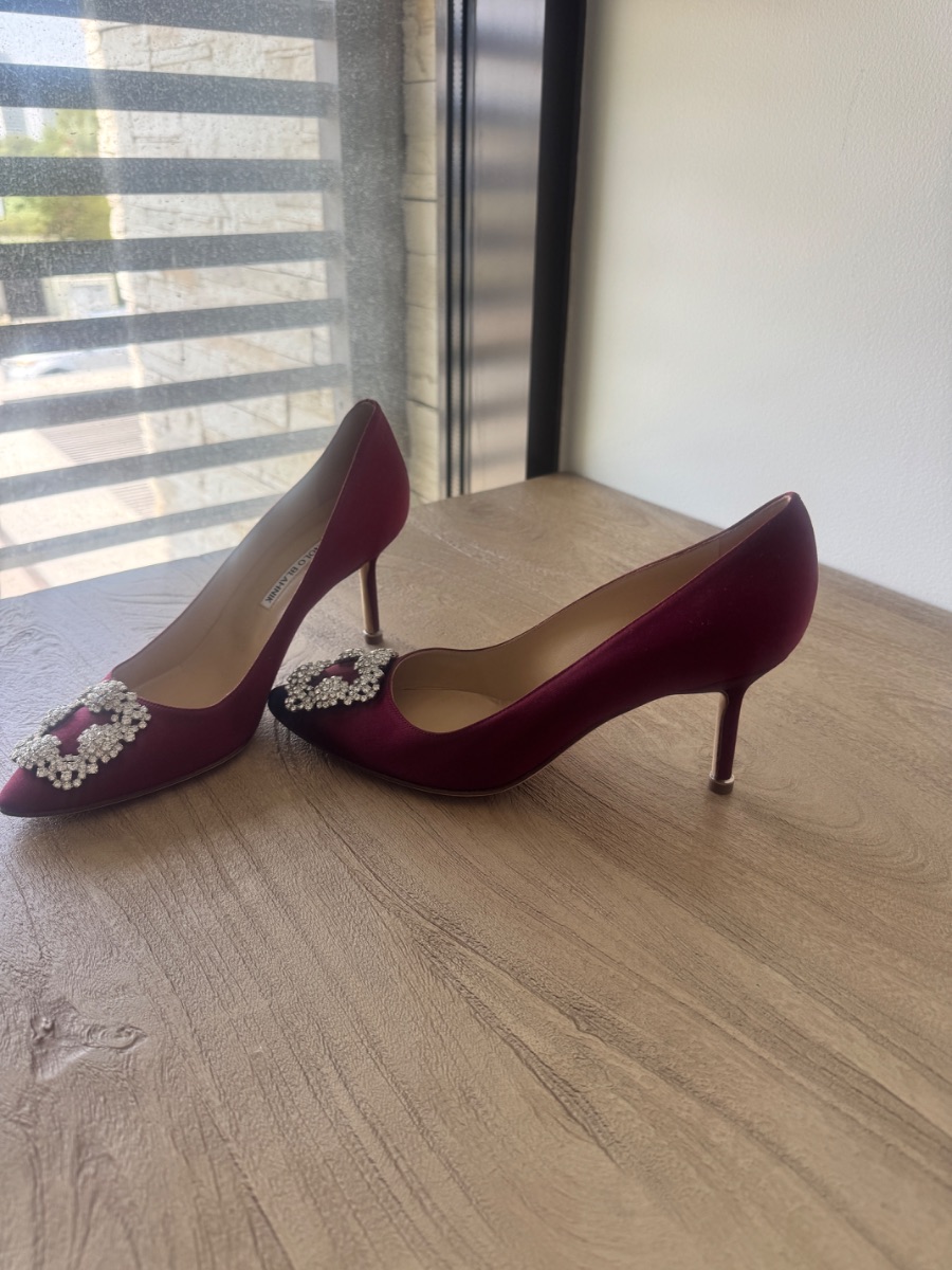 Manolo Blahnik Hangisi 70 Pump, EU 39 photo 2
