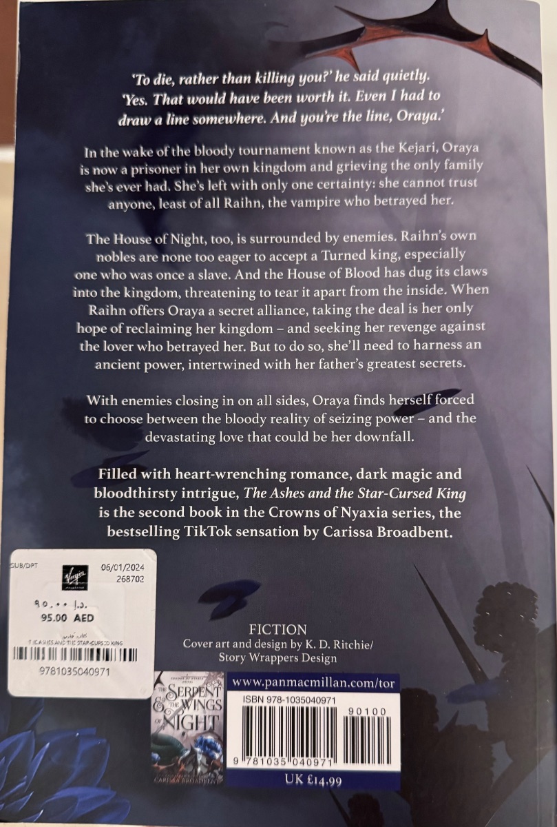 The Ashes and the Star-Cursed King — Carissa Broadbent photo 2