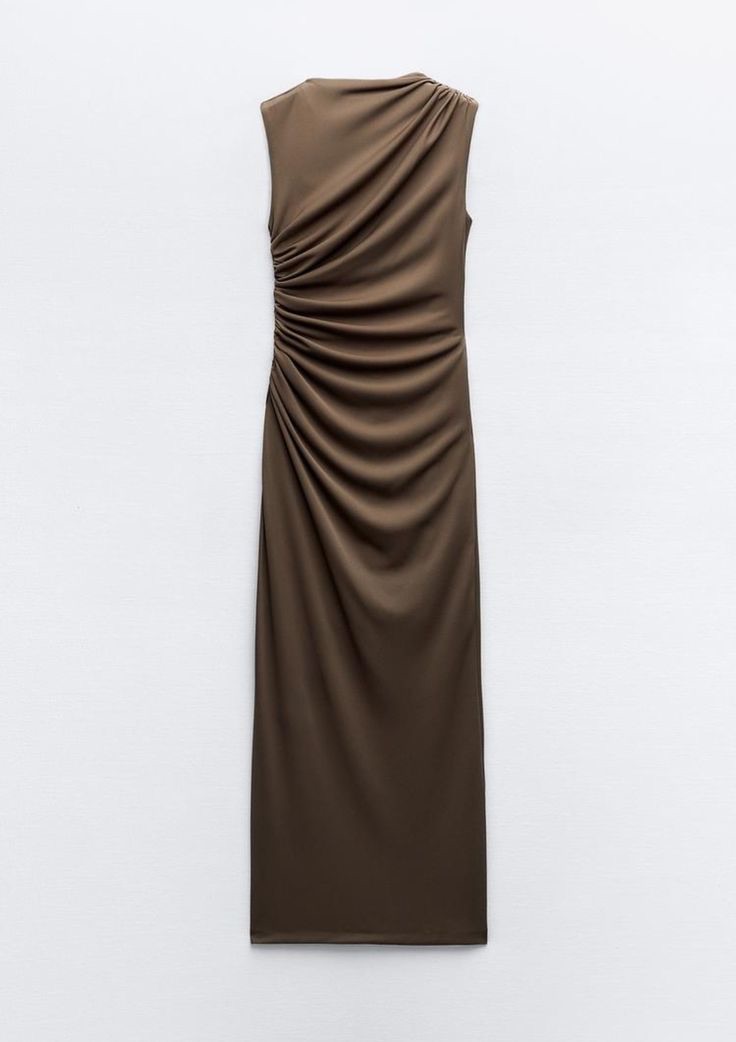 Brown Zara Maxi Dress