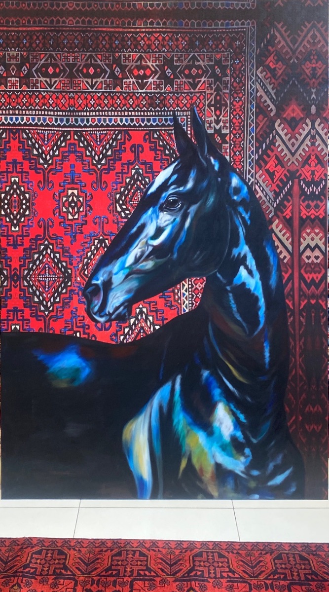 Painting horse 180 x 120cm