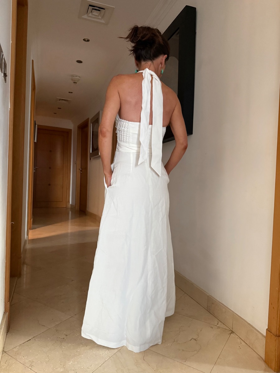 Mara Hoffman white halter-neck maxi dress photo 3