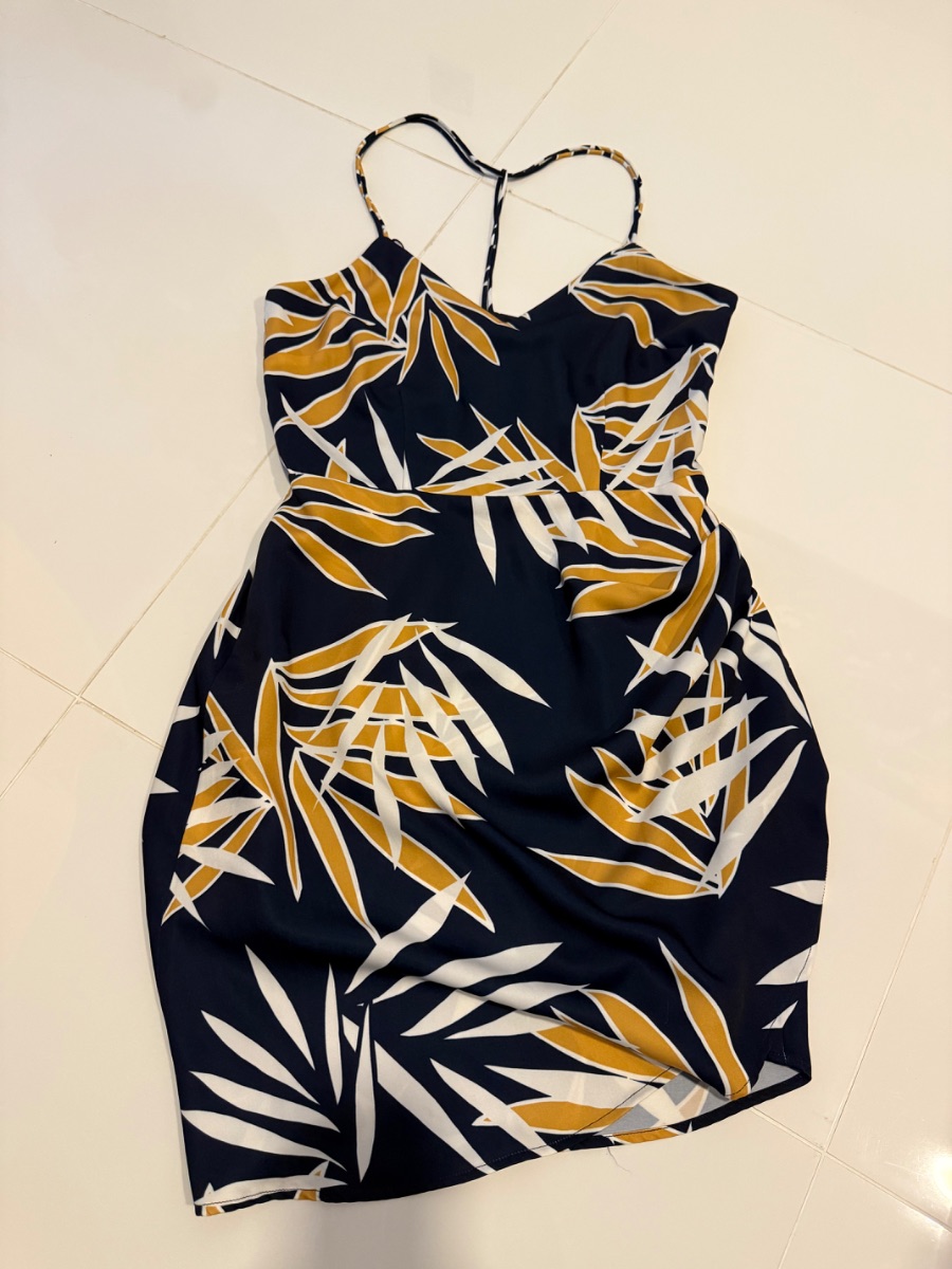 Finders Keepers Navy Blue Dress