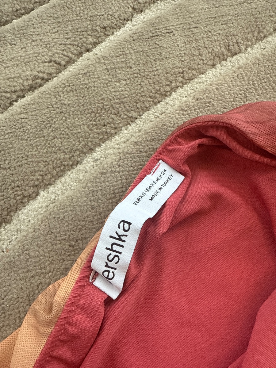 Bershka Sunset mesh skirt photo 2