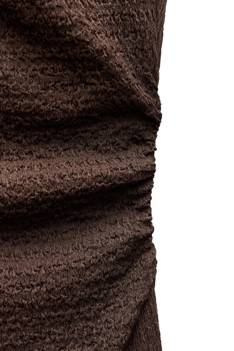 Long Textured Maxi Dress by Zara photo 3
