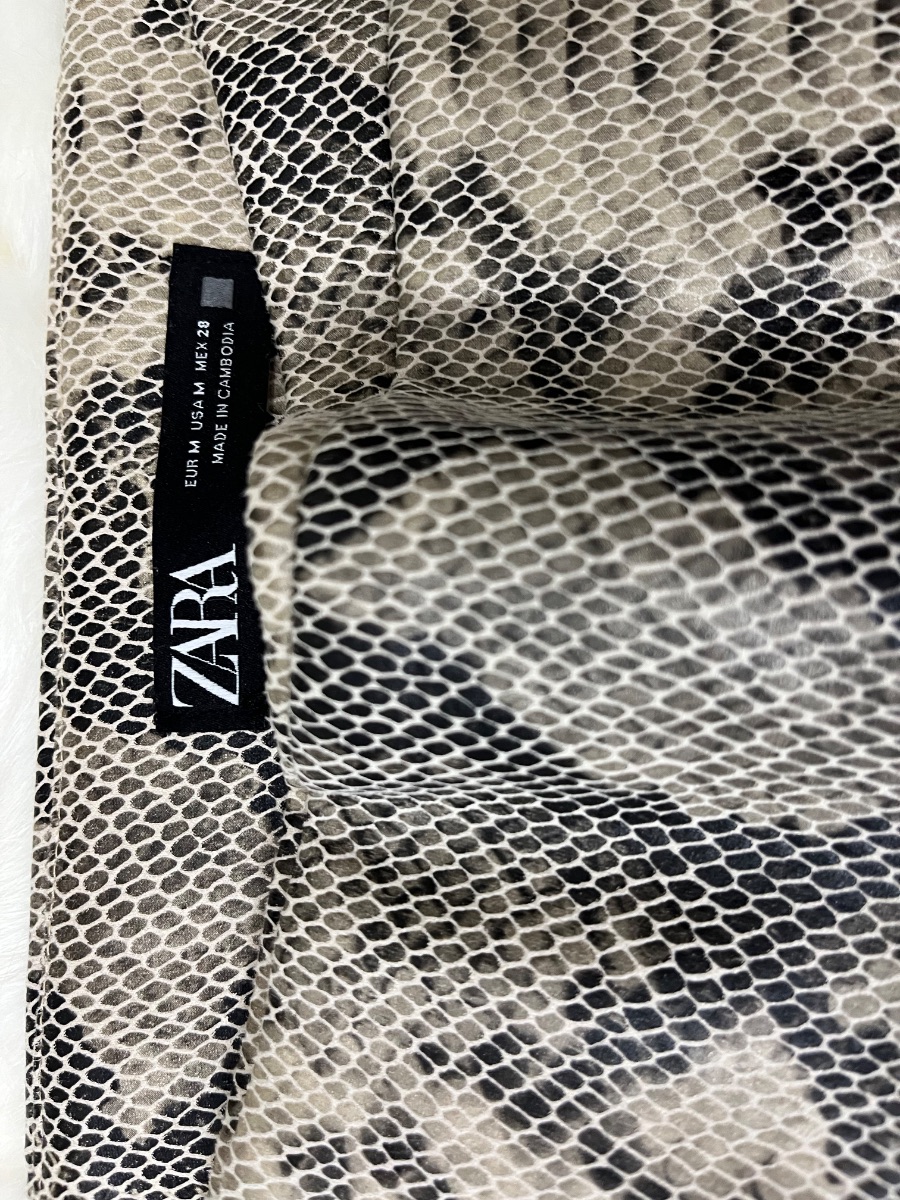 ZARA Snake Print Skirt photo 2