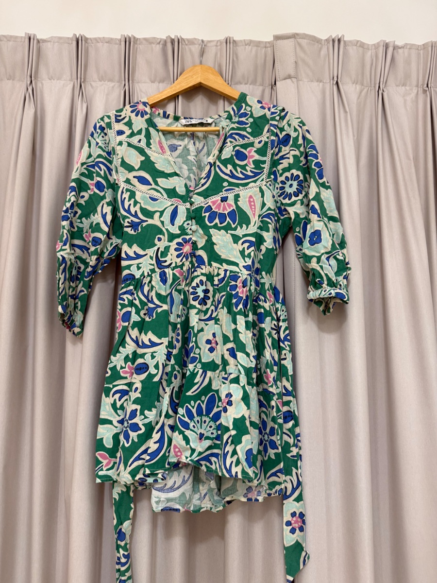 Zara floral dress