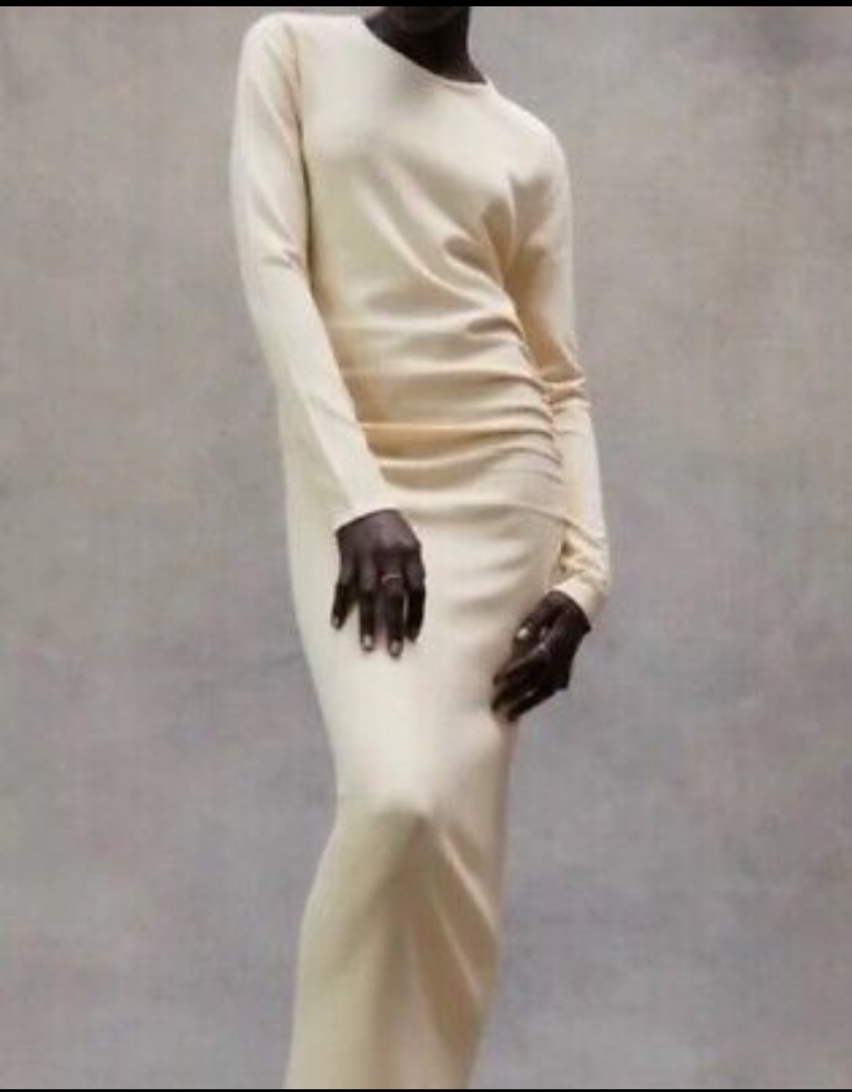 Zara long yellow dress M photo 3