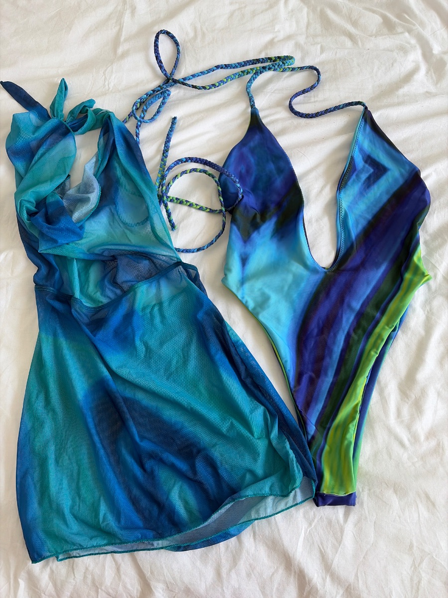 Mars the label swim suit and cover up