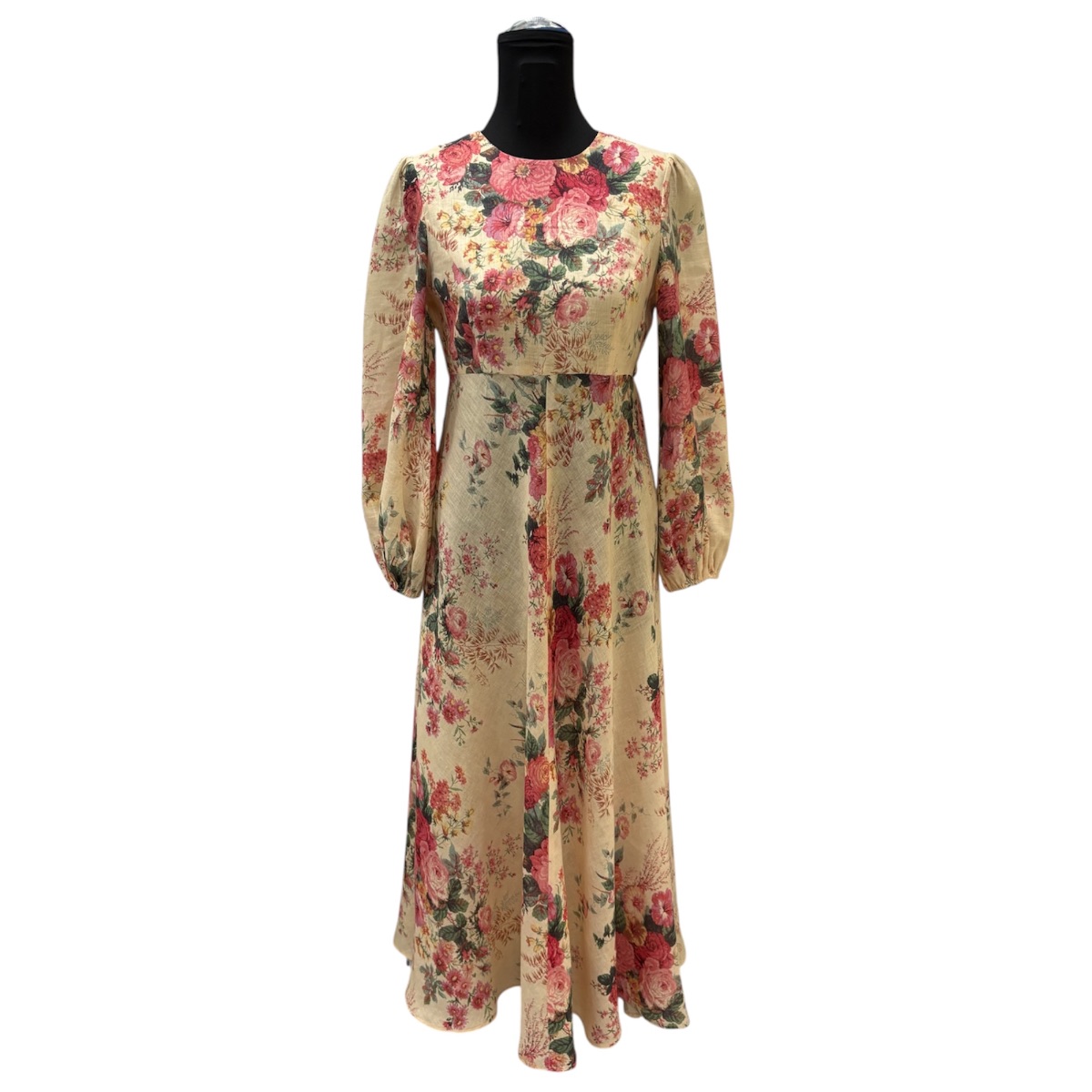 Zimmermann Floral Linen Long Dress Size 3