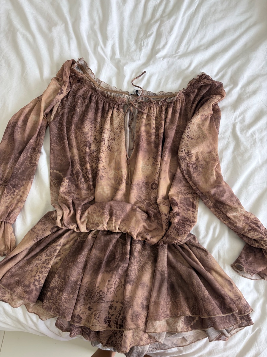 Bershka rara mini dress