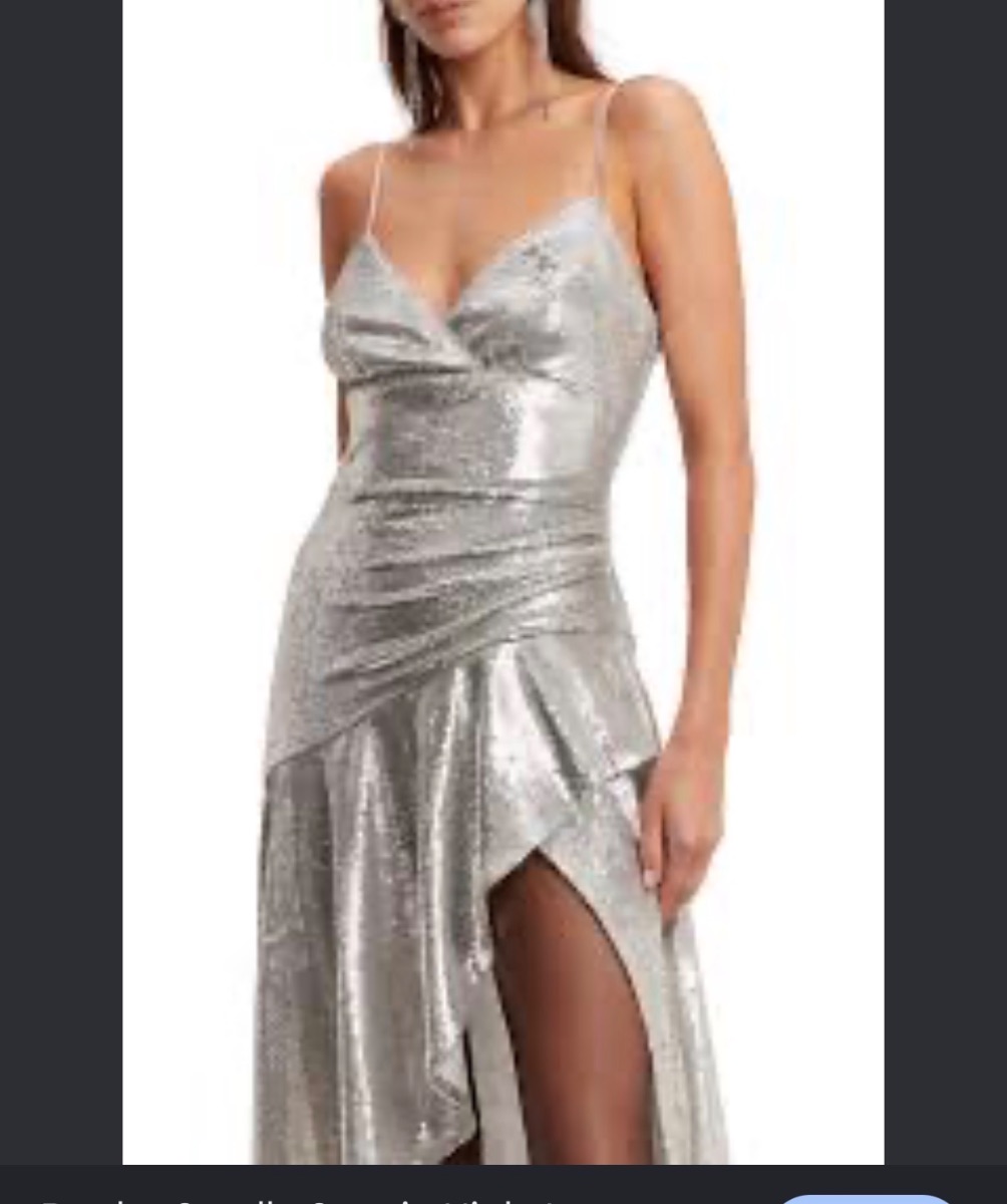 Bardot sequence dress photo 3