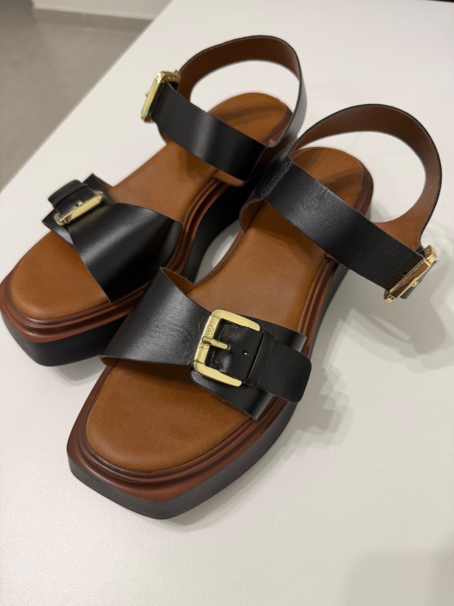 Dune Womens Loells Leather Sandals photo 3
