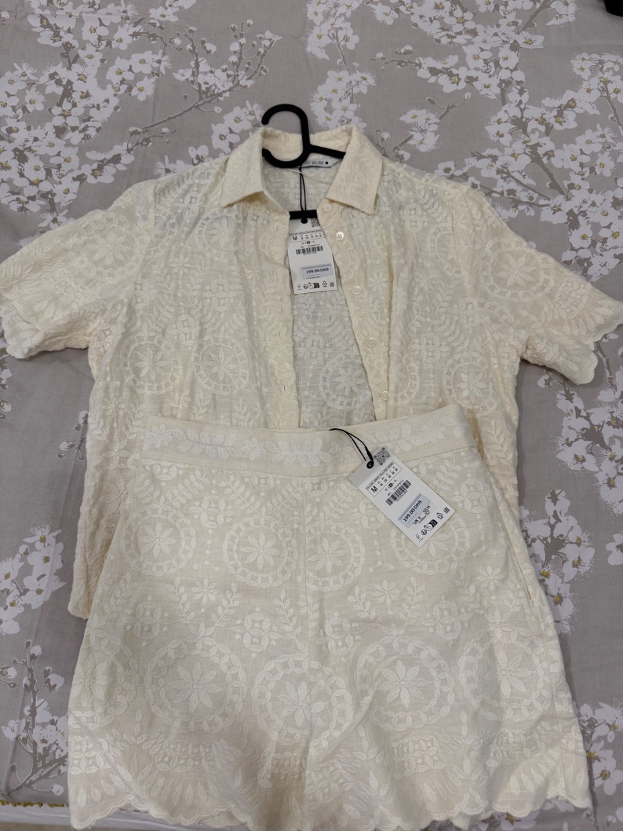 Zara matching cream Co-ord