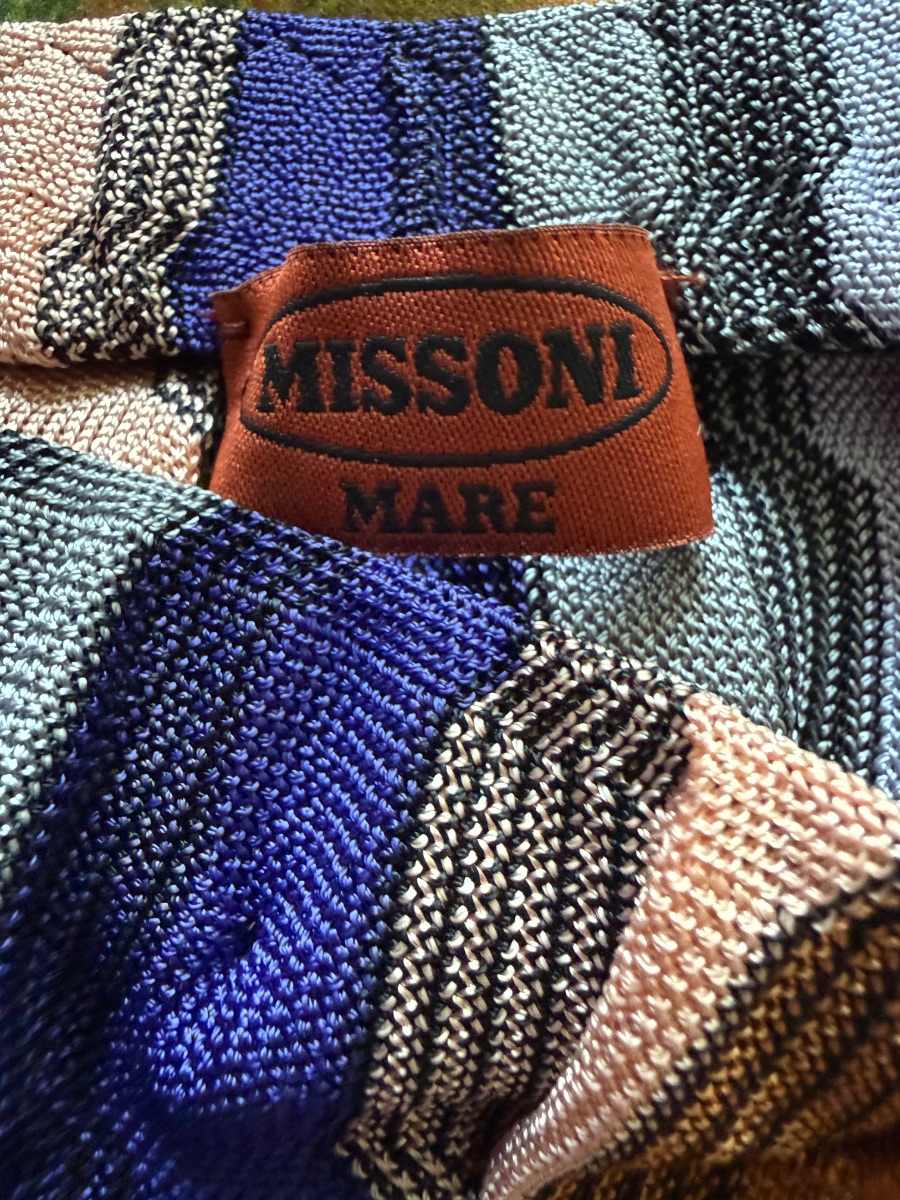 Missoni striped knit strapless jumpsuit photo 2