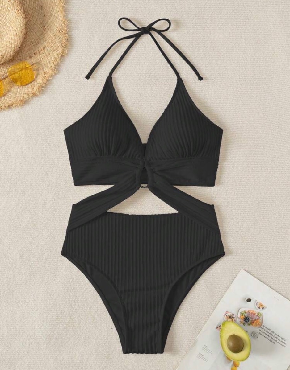 Shein Black swimsuit size large photo 3