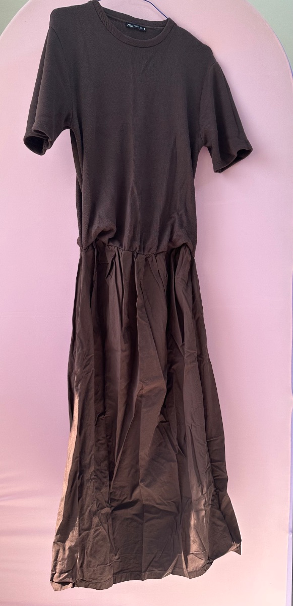 Zara brown dress