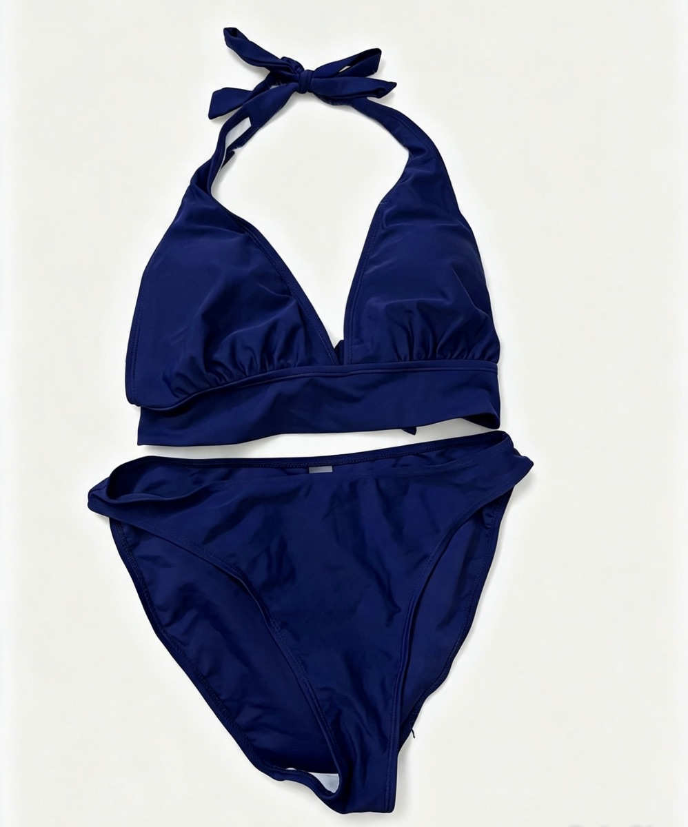 Navy Blue Bikini Set