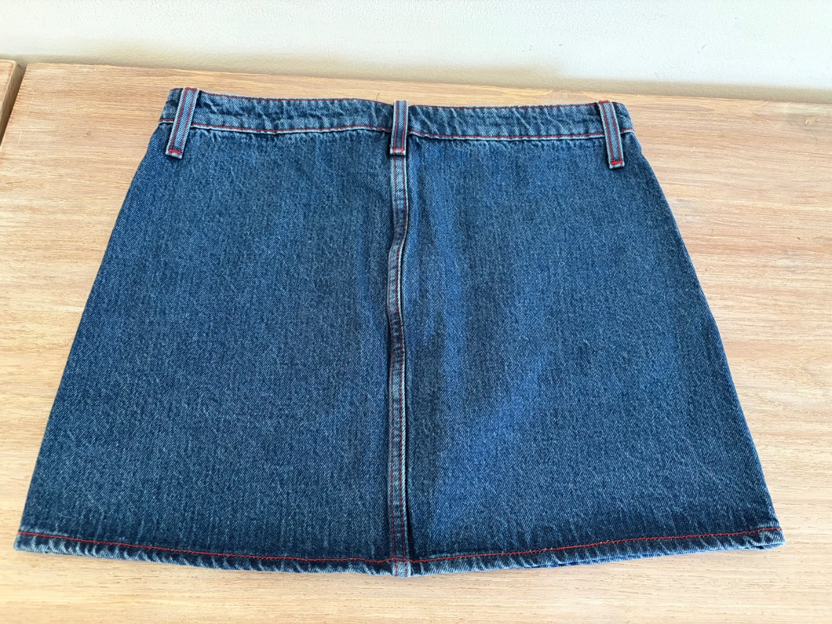 ASOS design denim mini photo 2