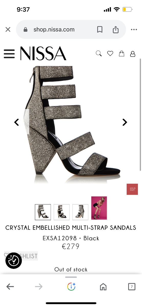 Nissa Crystal Shoes