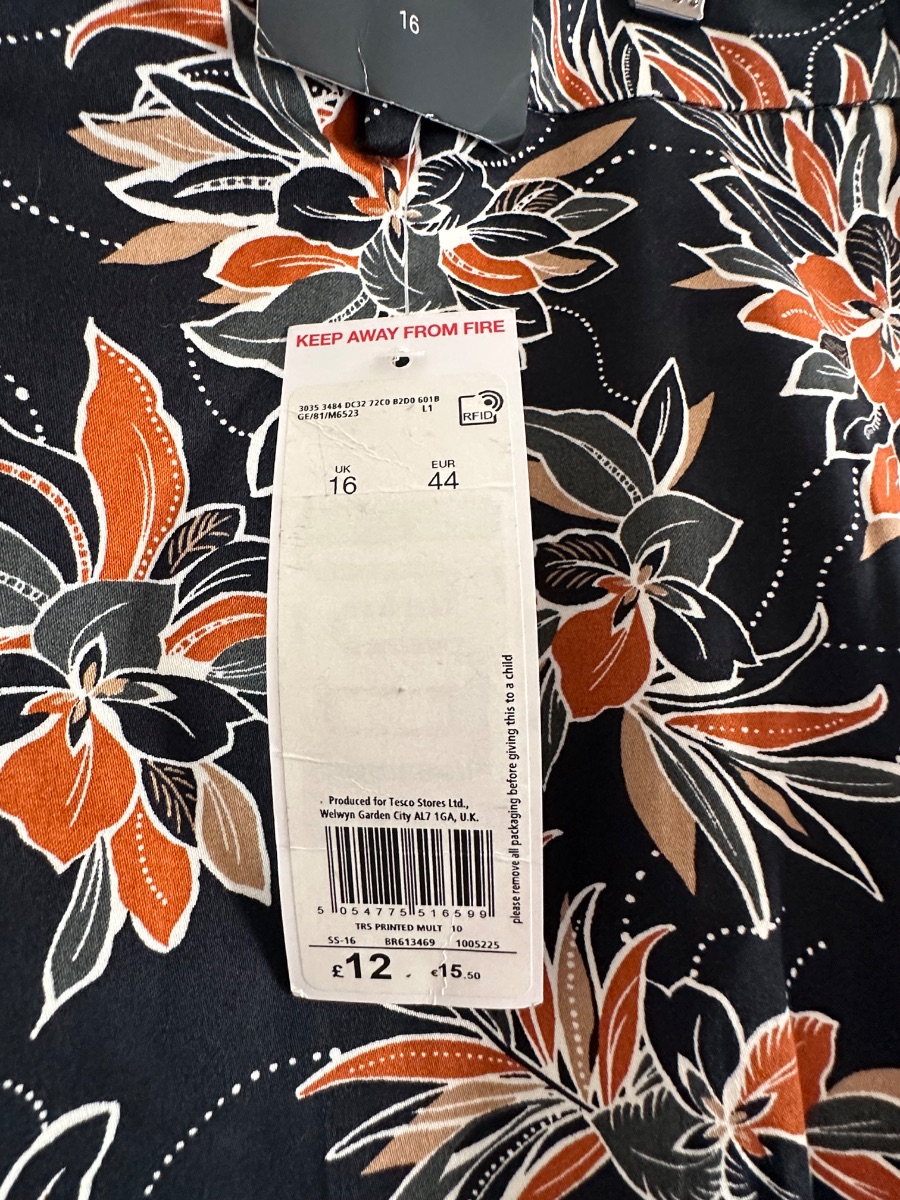 F&F Tropical flower trousers photo 2