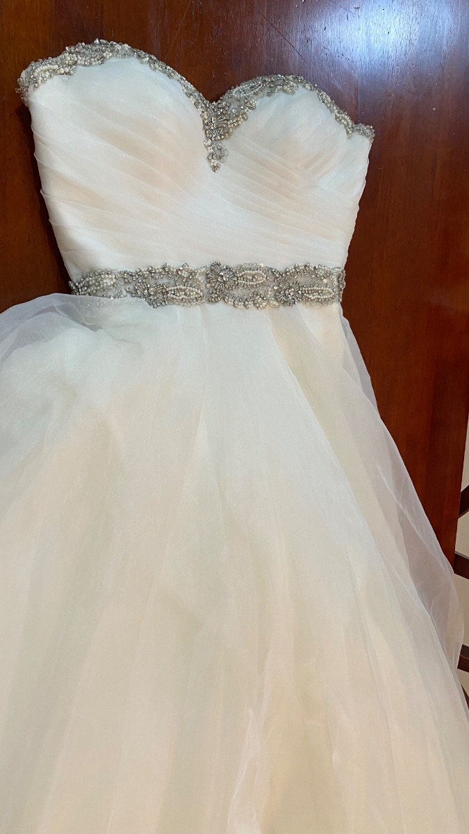 Justin Alexander Strapless Wedding dress photo 3