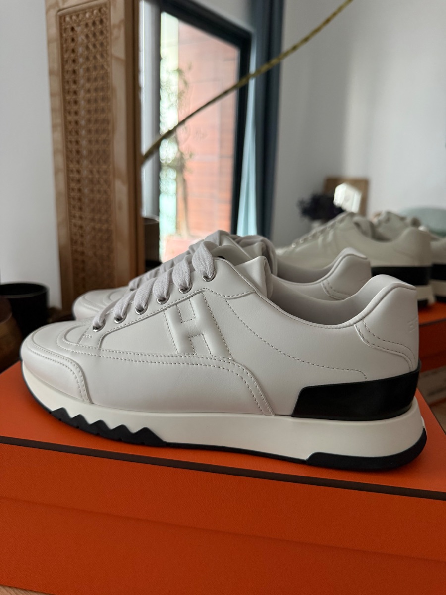 Hermes white Femme sneakers